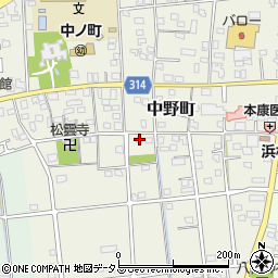 静岡県浜松市中央区中野町4154周辺の地図