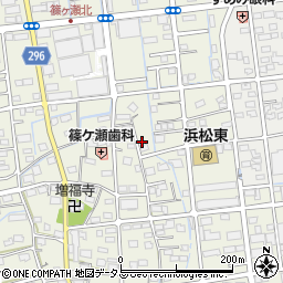 静岡県浜松市中央区篠ケ瀬町618周辺の地図