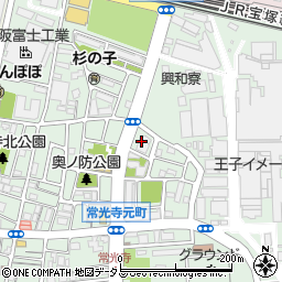 兵庫県尼崎市常光寺3丁目1周辺の地図