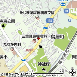 三重県津市鳥居町263周辺の地図