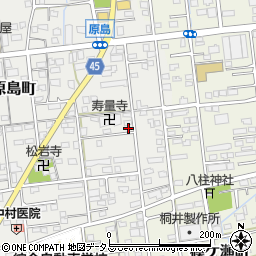 静岡県浜松市中央区原島町19周辺の地図