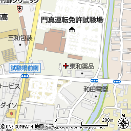 大阪府門真市一番町25-2周辺の地図