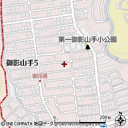 兵庫県神戸市東灘区御影山手4丁目17-22周辺の地図