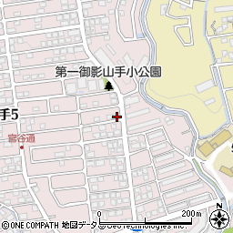 兵庫県神戸市東灘区御影山手4丁目16-1周辺の地図