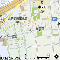 静岡県浜松市中央区中野町1983周辺の地図