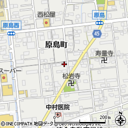静岡県浜松市中央区原島町611周辺の地図
