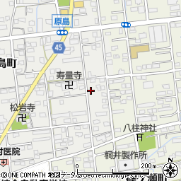 静岡県浜松市中央区原島町17周辺の地図
