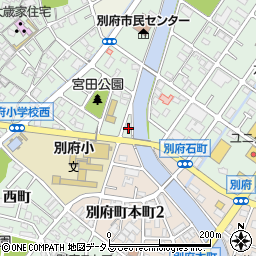 兵庫県加古川市別府町宮田町39周辺の地図