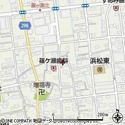 静岡県浜松市中央区篠ケ瀬町625周辺の地図