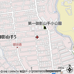 兵庫県神戸市東灘区御影山手4丁目16-7周辺の地図