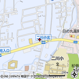 豊橋信用金庫大岩支店周辺の地図