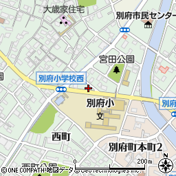 兵庫県加古川市別府町宮田町51周辺の地図