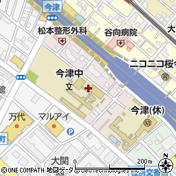兵庫県西宮市今津二葉町周辺の地図