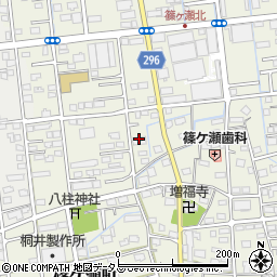 静岡県浜松市中央区篠ケ瀬町808周辺の地図