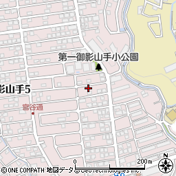 兵庫県神戸市東灘区御影山手4丁目16-9周辺の地図