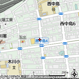 スギ薬局　木川東店周辺の地図