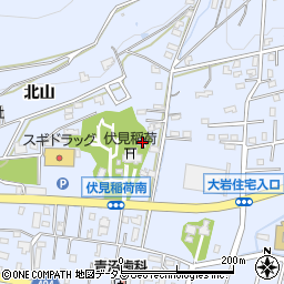 愛知県豊橋市大岩町西郷内160周辺の地図