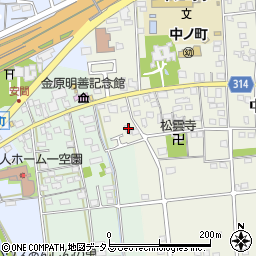 静岡県浜松市中央区中野町1981周辺の地図