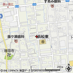 静岡県浜松市中央区篠ケ瀬町605周辺の地図