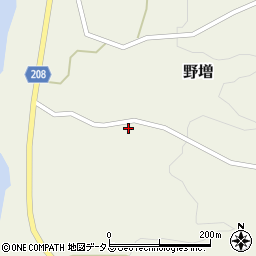 東京都大島町野増（ヲワナ）周辺の地図
