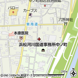 静岡県浜松市中央区中野町1143周辺の地図