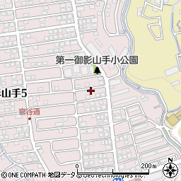 兵庫県神戸市東灘区御影山手4丁目16-10周辺の地図