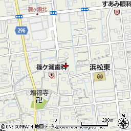静岡県浜松市中央区篠ケ瀬町624周辺の地図