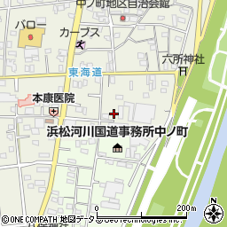 静岡県浜松市中央区中野町1141周辺の地図