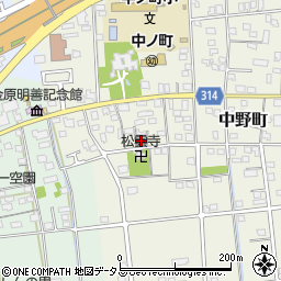 静岡県浜松市中央区中野町1989周辺の地図