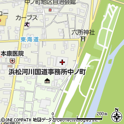 静岡県浜松市中央区中野町1111周辺の地図