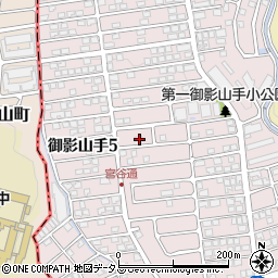 兵庫県神戸市東灘区御影山手4丁目18-9周辺の地図