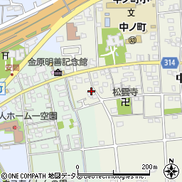静岡県浜松市中央区中野町1984周辺の地図