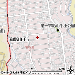 兵庫県神戸市東灘区御影山手4丁目18-7周辺の地図