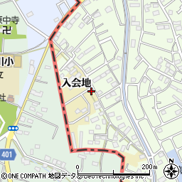 静岡県湖西市新所岡崎梅田入会地11-72周辺の地図