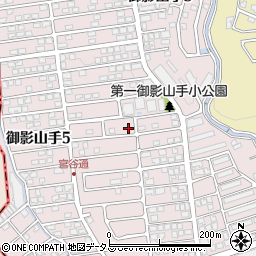 兵庫県神戸市東灘区御影山手4丁目18-2周辺の地図