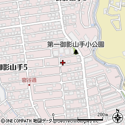 兵庫県神戸市東灘区御影山手4丁目16-19周辺の地図