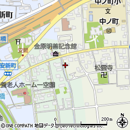 静岡県浜松市中央区中野町2149周辺の地図
