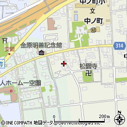 静岡県浜松市中央区中野町2144周辺の地図