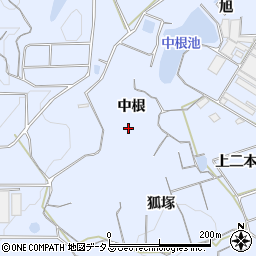 愛知県知多郡南知多町大井中根周辺の地図