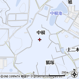 愛知県南知多町（知多郡）大井（中根）周辺の地図