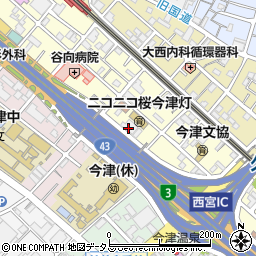 兵庫県西宮市今津水波町9周辺の地図