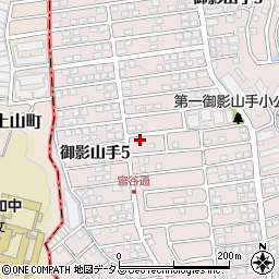 兵庫県神戸市東灘区御影山手4丁目18-17周辺の地図