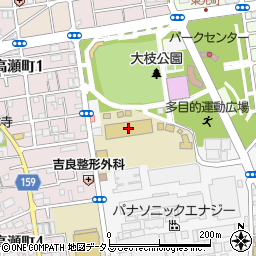 大阪国際中学校高等学校周辺の地図