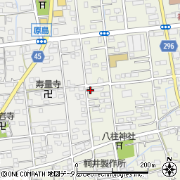 静岡県浜松市中央区原島町14周辺の地図