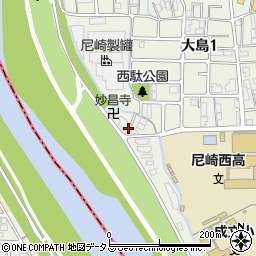 武庫川公園レックスマンション周辺の地図