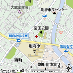 兵庫県加古川市別府町宮田町44周辺の地図