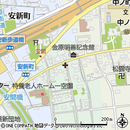 静岡県浜松市中央区安間町32周辺の地図
