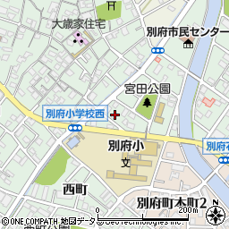 兵庫県加古川市別府町宮田町46周辺の地図
