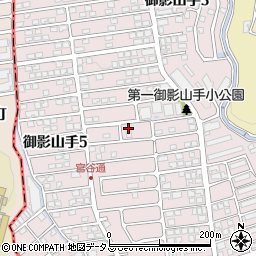 兵庫県神戸市東灘区御影山手4丁目18-23周辺の地図