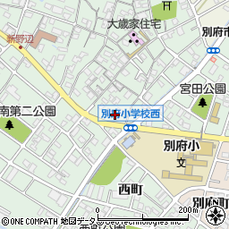 兵庫県加古川市別府町周辺の地図